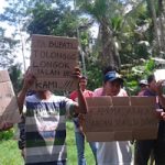 Kades Tanjungsari Tidak Transfaran Penerapan Anggaran DD, Warga Gelar Aksi Damai