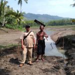 Tanggul Saluran Air Jebol Petani di Area Pesawahan Cibeureum Terancam Gagal Panen