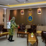 Antisipasi Penyebaran COVID-19, Pushidrosal Lakukan Penyemprotan Desinfektan