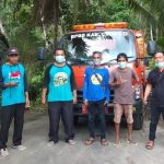 Satgas Desa Sindangrasa Bersama BPBD Kab. CIAMIS Lakukan Penyemprotan Disinfektan