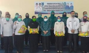 Tenaga Honorer dan TKS Dinkes Lahat Dapat Bantuan TP PKK
