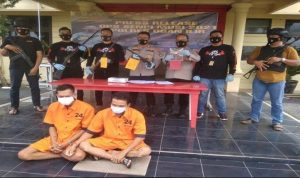 Dua Tersangka Senpira Diamankan Polres OI