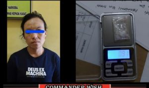 IRT Warga Desa Ulu Terawas Simpan Sabu di Kamar