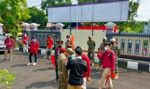 Gagal Dalam Penanganan Covid-19, IMM Lakukan Aksi Didepan Kantor Satgas Ciamis