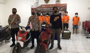 Tawuran Berakhir Begal, 8 Pelaku Diamankan Polsek Sukarami