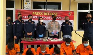 Polres Ogan Ilir Ringkus Enam Tersangka dalam 3 Kasus yang Meresahkan Warga