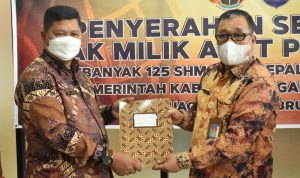 Ratusan Aset Pemkab OKI Selesai Disertifikasi