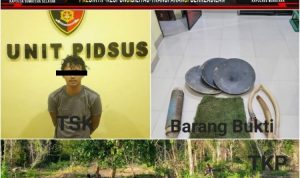 Polres Muratara Amankan Pelaku Penambang Emas Ilegal