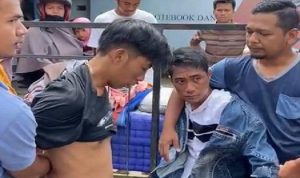 2 Pencuri Motor Ditangkap Massa di Lunjuk Jaya Palembang