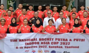Tim Nasional Hockey Indonesia Ikut Kejuaraan Hockey Indoor Asia Cup 2022 di Thailand