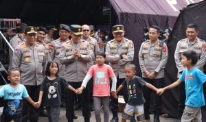 Polri Lakukan Trauma Healing Kepada Anak-Anak Korban Gempa