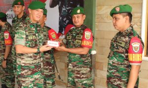 Kodim 0402/OKI Distribusikan Vitamin HB-VIT 500 untuk Para Babinsa