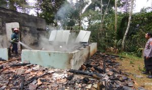 Satu Rumah Milik Warga Desa Mekar Mulya Diamuk Sijago Merah
