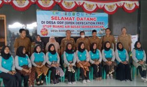 Kabid Dinas Kesehatan Kab.Ciamis Hadiri Acara Deklarasi ODF di Desa Bangunsari