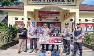 Operasi Pekat Musi I, Polsek Tungkal Ilir Razia Miras