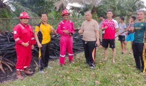 Kebakaran di Talang Ubi PALI Diakibatkan Pembakaran Dahan dan Daun Sawit