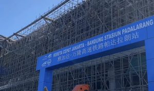Dikebut, Ini Pantauan Pembangunan Stasiun KCJB di Padalarang