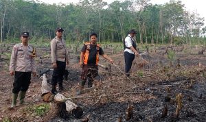 Polsek Penukal Abab Kembali Temukan Titik Hot Spot Karhutla
