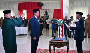 Bupati Iskandar Lantik Asmar Wijaya, Sekda OKI Hasil Lelang Jabatan