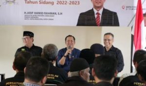 Peserta reses anleg Arif Hamid Rahman