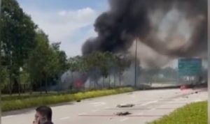 Pesawat Jet Pribadi Jatuh di Malaysia, 10 Orang Meninggal