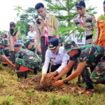Kodim 0204/OKI Gelar Karya Bakti Penanaman Pohon Bersama