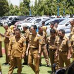 Tertibkan Aset, Pemkab OKI Gelar Apel Kendaraan Dinas