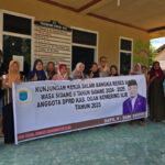Reses II DPRD OKI, Dani Sukisno Tampung Aspirasi Warga Mesuji Induk