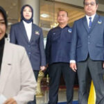 Ketua DPRD Kab Bandung Hj Renie Berikan Selamat Ke Hj Tiara Putri dilantik Sebagai Ketua NasDem Kabupaten Bandung.
