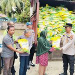 10 Ton Beras Dijual Murah di Penukal, Warga Antusias Serbu Lokasi GPM