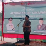 Bupati Bandung dan Wakil Ketua DPR RI Resmikan Jembatan Cikawao dan Jalan Nagrak di Pacet