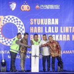 Luncurkan Aplikasi Digital Polantas Dalam Genggaman Di Acara HUT Lalu Lintas Bhayangkara.
