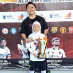 Siswi MI Asal Banjarsari Ciamis Antar Persib Putri U12 Juara JSSL Singapore Academy 7s