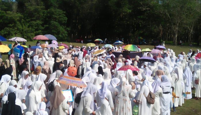 437 Anak PAUD se-Kecamatan Penukal Ikuti Simulasi Manasik Haji