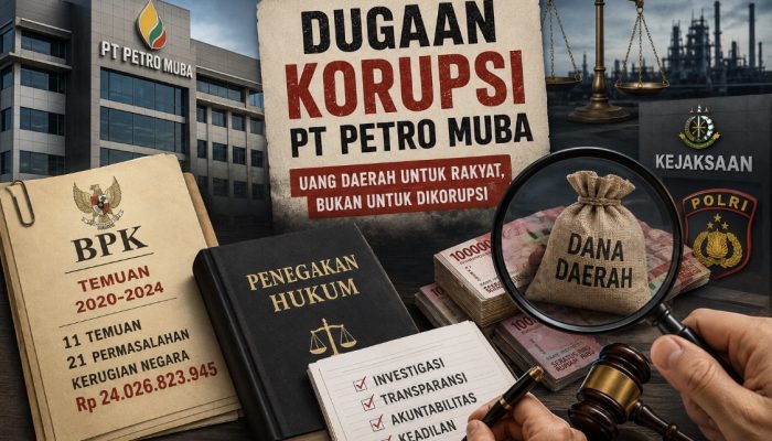 Ruri Jumar Saef Soroti Dugaan Korupsi PT Petro Muba, Desak Penegakan Hukum Tegas