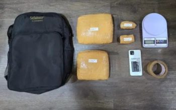 2 Kg Ganja Di Aman Polda Metro Jaya Saat Hendak Di Edarkan di Jakarta Timur