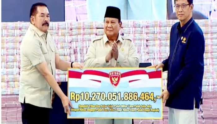 Hasil Sitaan Satgas PKH, Nampak Gunungan Uang Rp,10,27 Triliun di Kejagung